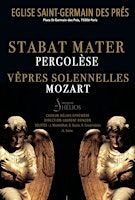 Stabat Mater de Pergolèse / Les Vêpres Solennelles d’un confesseur de Mozar | Église de Saint-Germain-des-Prés