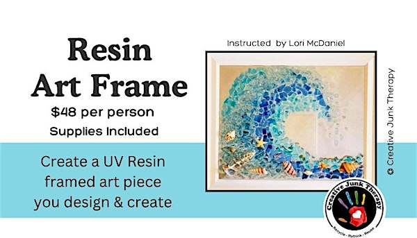 Resin Art Frame | Creative Junk Therapy