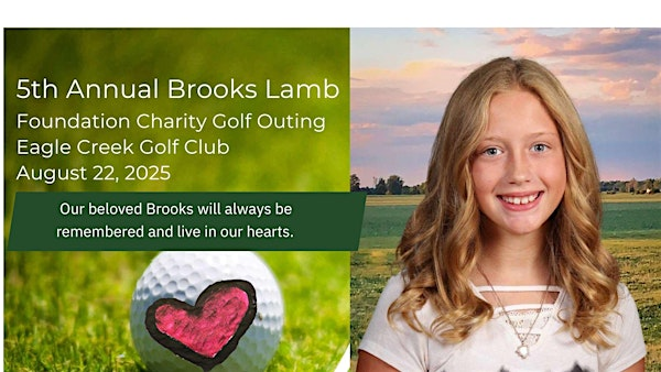 5th  Annual Brooks Lamb Foundation Charity Golf Outing | Eagle Creek Golf Club