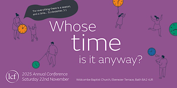 Whose time is it anyway | Widcombe Baptist Church