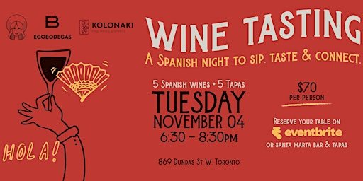 Wine Tasting Night – Santa Marta Bar & Tapas | Santa Marta Bar y Tapas