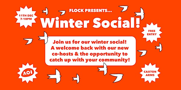 Brighton illustrator meet-up: Winter Social / Flock | Caxton Arms
