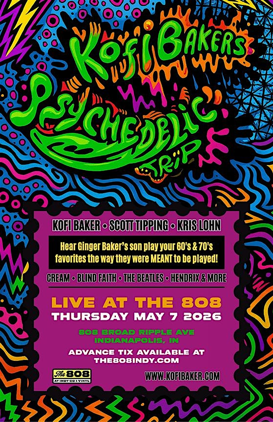 Kofi Baker's Psychedelic Trip live at The 808 | The 808 at Indy CD & Vinyl