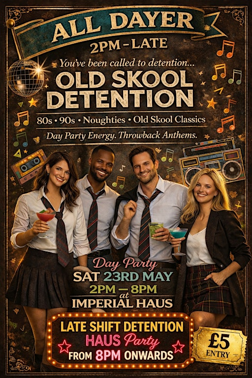 ALLDAYER Old Skool 80s, 90, Noughties Anthems | Imperial Haus
