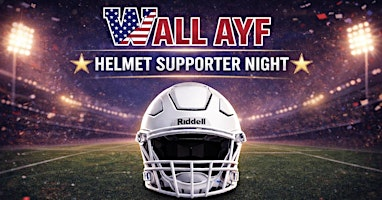 Wall AYF Helmet Supporter Night | Friendly Sons Of-Shillelagh