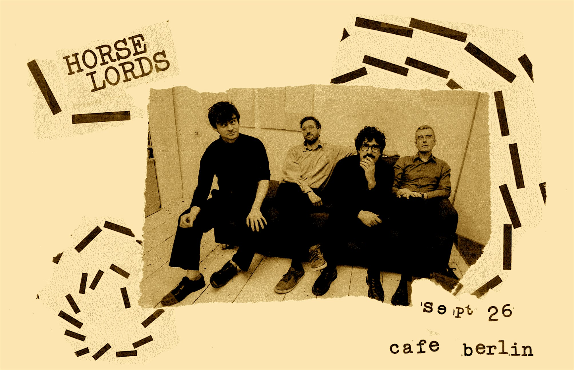Dismal Niche Presents: Horse Lords at Cafe Berlin | Cafe Berlin