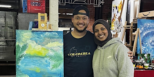 Datenight Painting for 2 | studio k2, DyeWorks Building at Cotton Factory