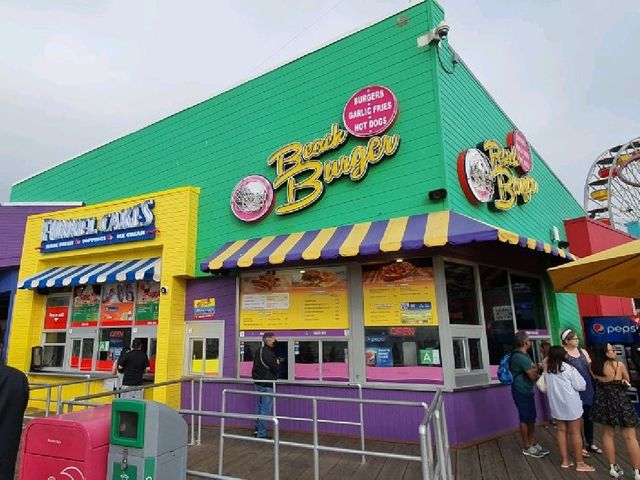 Beach Burger at Santa Monica Pier