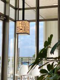 沖縄🌴海が一望できる。開放的オーシャンビューカフェ☕️上島珈琲店