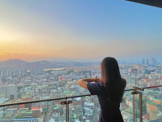 서울 신사동 가로수길 뷰 좋은 루프탑 야경카페✨ “텔러스9.5”