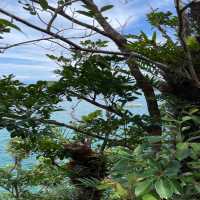 Boat trip to hundred islands national park.
