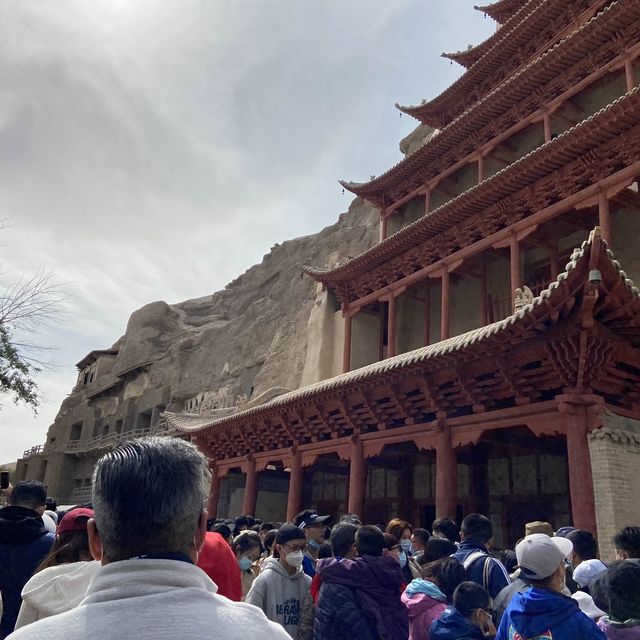 Mogao Grottoes in Dunhuang 