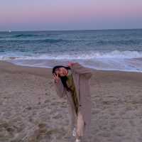 일몰이 예쁜 바다, '사천진 해변'