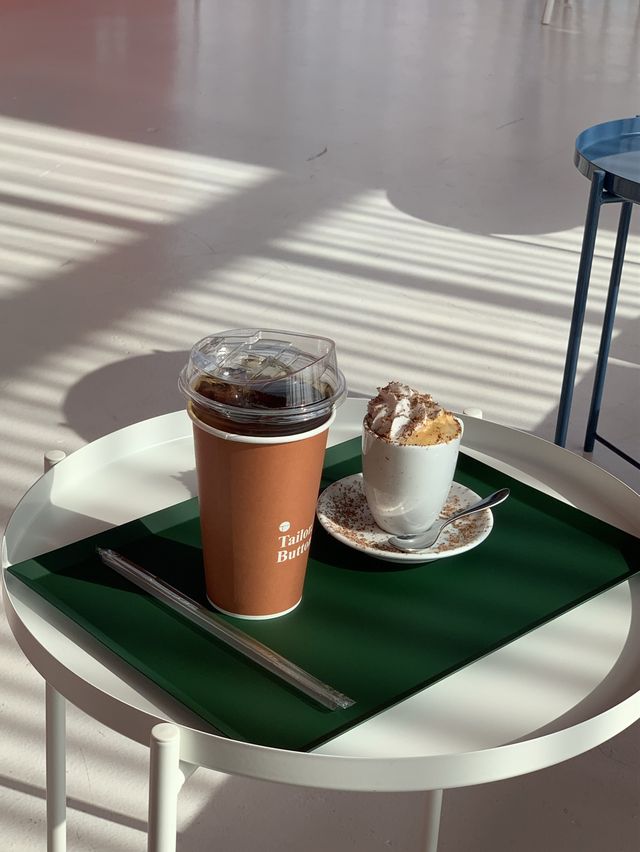 🤎☕️ 오이도 감성 갤러리 카페, 테일러 버튼 ☕️🤎