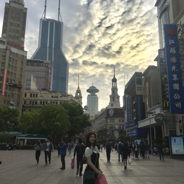 중국 상하이의 명동 ❤️난징 보행자 거리❤️