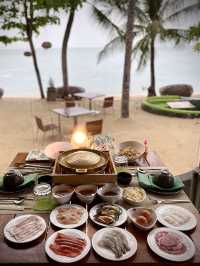 หมูกระทะแบบไทยๆ ในโรงแรมหรู บรรยากาศหลักล้าน