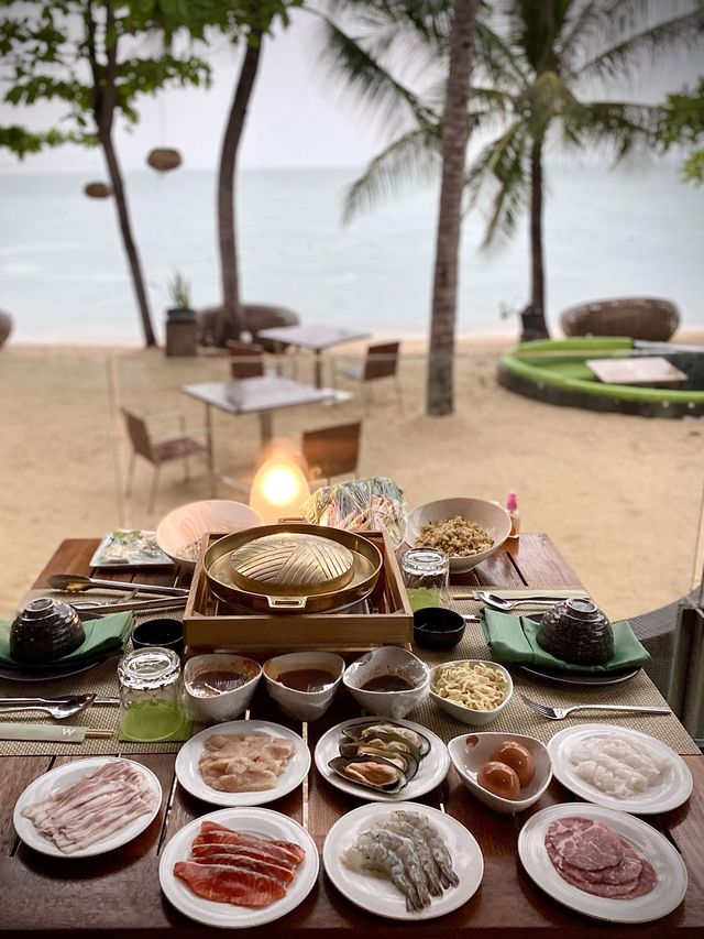 หมูกระทะแบบไทยๆ ในโรงแรมหรู บรรยากาศหลักล้าน
