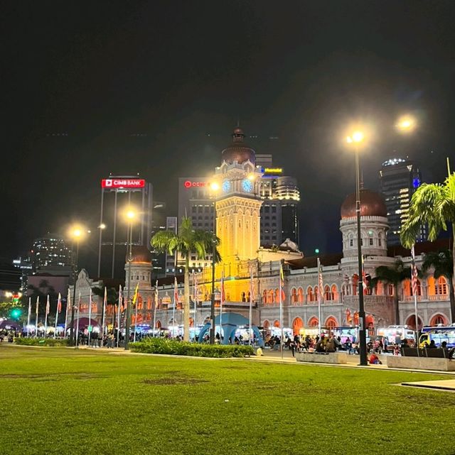 Masjid Jamek night view