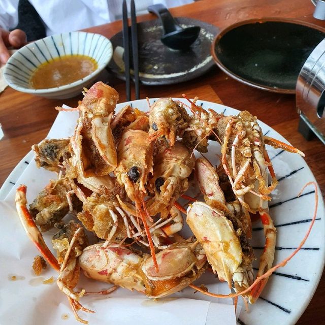 딱새우회가 정말 싱싱하고 맛있는 제주 '우미노식탁'