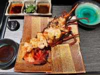 Lobster feast dining