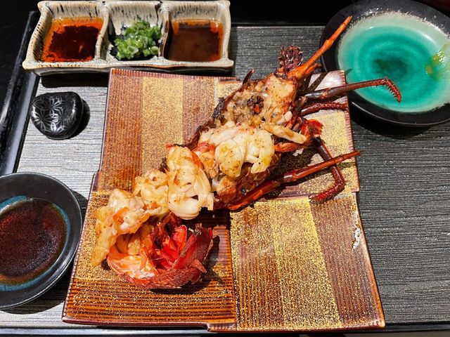 Lobster feast dining