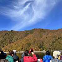 【新潟】遊覧船に乗りながら紅葉を楽しむ