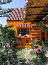 OHM ORANGE คาเฟ่ลับๆ ที่กาญจนบุรี 🍊 สีส้มน่ารักก