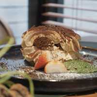 日式洋食樓上café，享受田園健康餐 