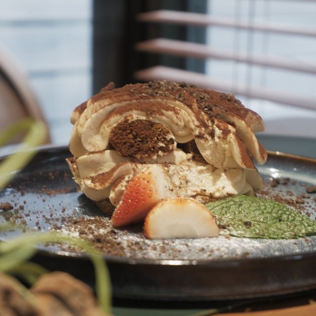 日式洋食樓上café，享受田園健康餐 