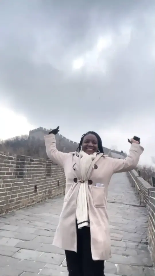 Try going to the Great Wall in winter 🥶❄️