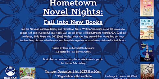 Hometown Novel Nights (Newnan) | Newnan Carnegie Library