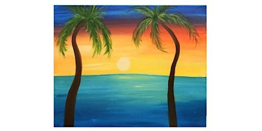 Paint and sip: Beautiful Palm-themed Painting | 1201 Orlando Ave