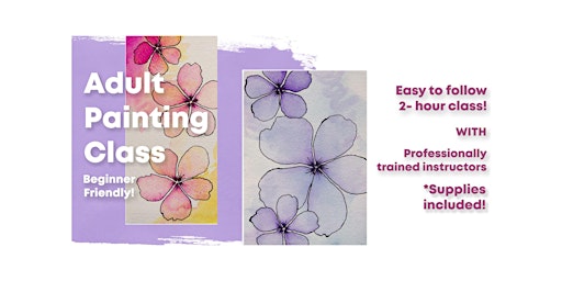 May Flowers Watercolor Painting Class | 901 Santa Fe Dr