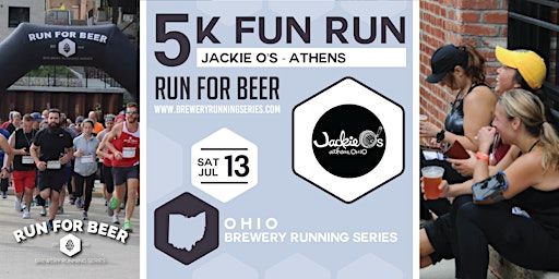 5k Beer Run x Jackie O’s Brewery | 2024 Ohio Brewery Running Series | Jackie O's Taproom & Production Brewery