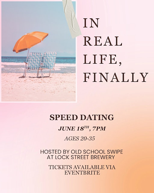 Speed Dating Niagara Region, 20-35 yrs **waitlist for Men** | 15 Lock St