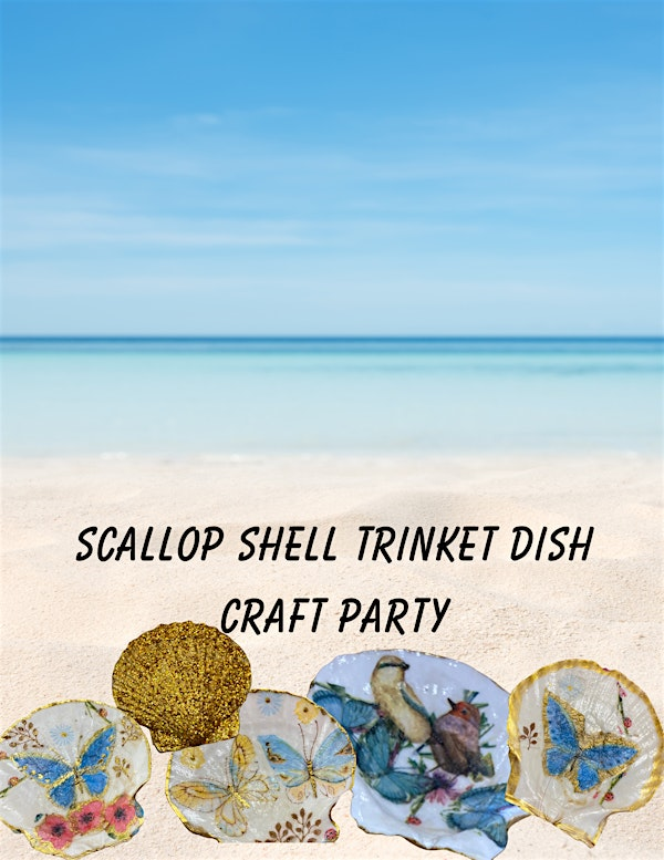 Scallop Shell Trinket Dish Craft Party | Buddha Lounge