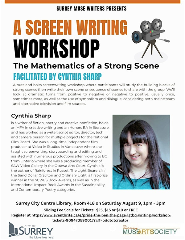 Creating Strong Scenes in Screen Writing | Surrey Libraries - City Centre Branch