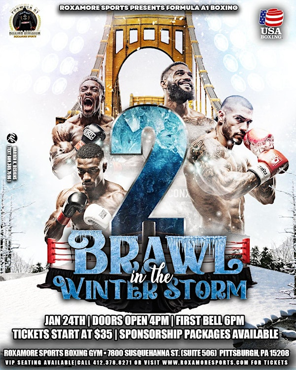 Roxamore Sports & Formula A1 Presents Brawl in A Winter Storm 2 Boxing | The Roxamore Sports Boxing Arena