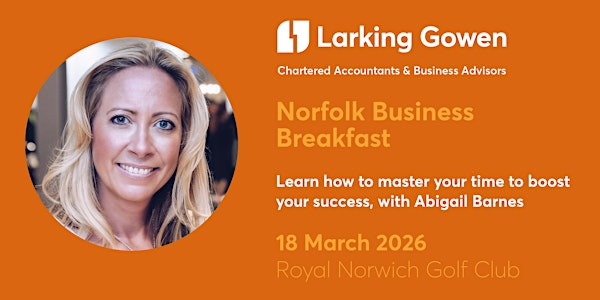 Norfolk Business Breakfast March 2026 | Royal Norwich