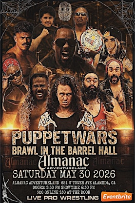 Puppet wars: Brawl In The Barrel Hall | Almanac Adventureland & Brewery
