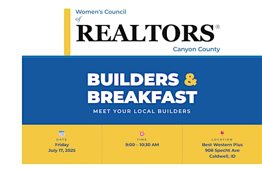 Builders & Breakfast | Best Western Plus Caldwell Inn & Suites