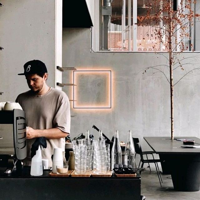 Public Space Coffeeshop at Amsterdam