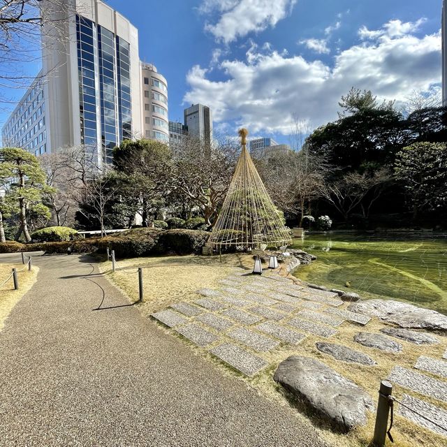 品川プリンスホテルの日本庭園