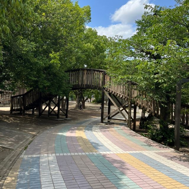 江坂公園めちゃくちゃ広すぎる😳⸜🌷︎⸝‍
