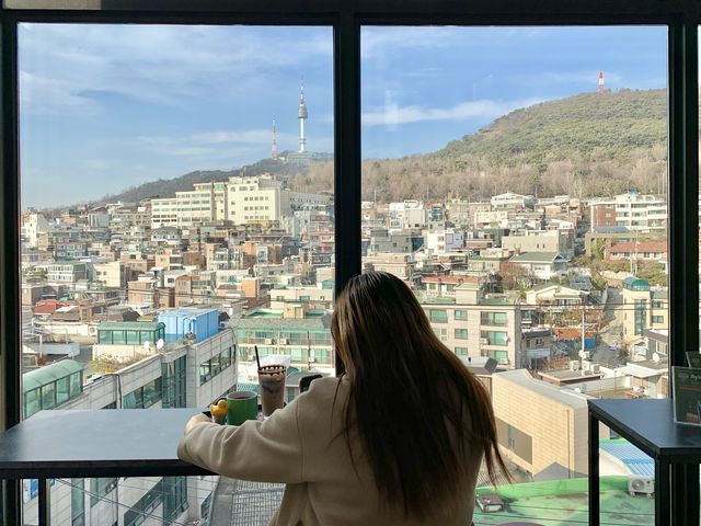 首爾 | 北歐風靚景rooftop cafe
