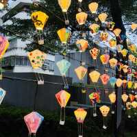 🎐彩繪的熱氣球燈籠🎈📍Zhongshan Linear Park 台北捷運中山站線形公園