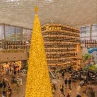 🎄거대한 황금빛 트리를 만날 수 있는 외국감성 도서관 [서울, 별마당도서관]