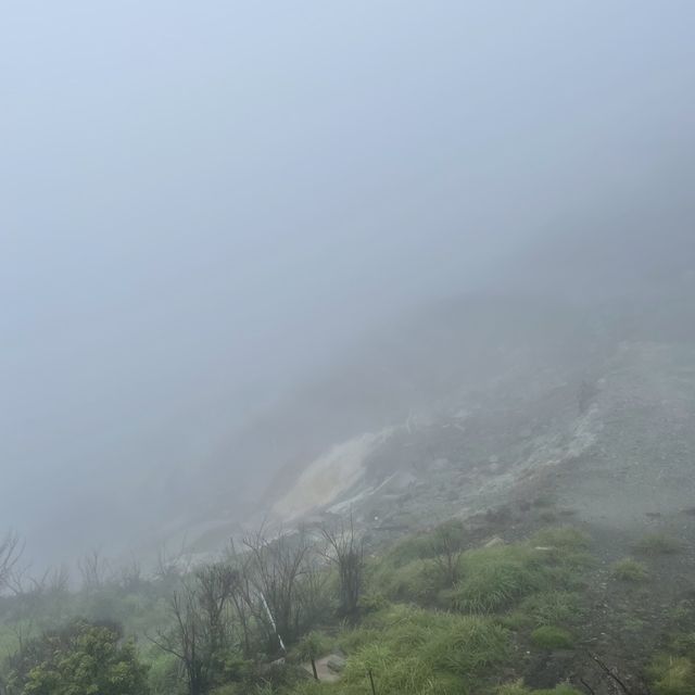 足湯もある箱根ロープウェイで大涌谷