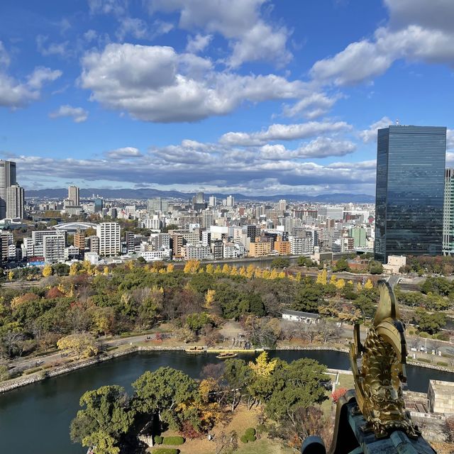 오사카성 천수각 올라가기