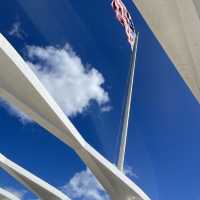 paying our respects at Pearl Harbour